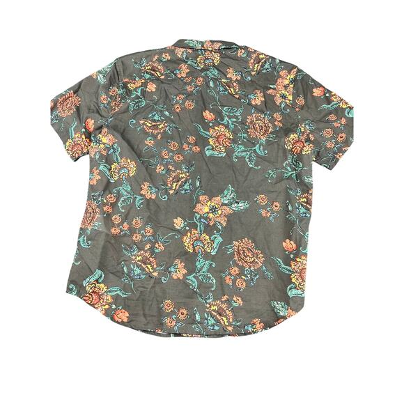 Men’s Billabong Floral Print Short-Sleeve Shirt Large – Excellent Condition - Picture 2 of 11